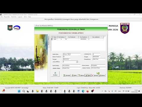 Tutorial Input Nomor Perdes dan Perkades pada Aplikasi SISKEUDES