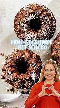 Mini-Gugelhupf mit Schoko🍫💛#rezept