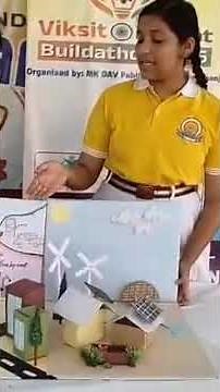 Vikshit Bharat Model by students of MKDAV