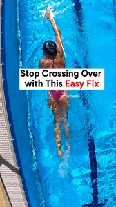 Swim on the train tracks...keep your hands in line with your shoulders to stay straight and efficient. Cut 5 seconds off your 100m pace in 5 days. Take the challenge and see the difference. Start now. Comment challenge below so I DM you the link. | Effortless Swimming