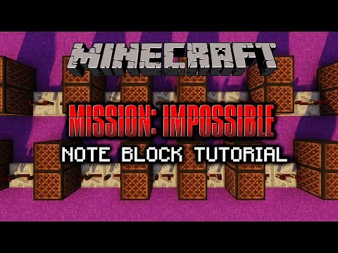 Mission Impossible Theme - Minecraft Note Block Tutorial