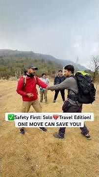 ✅Safety First: Solo Travel Edition! #selfdefense #martialarts #safetyfirst