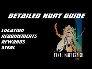 FINAL FANTASY XII : Detailed Hunt Guide - 36 Gil Snapper