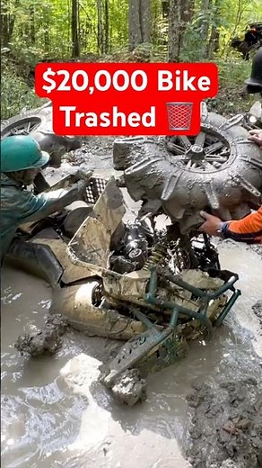 I destroyed my $20,000 ATV #atv #fail #offroad