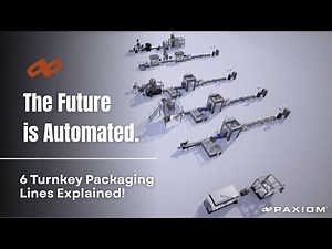 The Future Is Automated | Paxiom Turnkey Packaging Systems