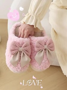 รองเท้าแตะผ้าฝ้ายผู้หญิงฤดูหนาว 2024 ใหม่กระเป๋าส้นรองเท้าผ้าฝ้ายผ้ากำมะหยี่อบอุ่นในบ้านในร่ม | Lazada.co.th