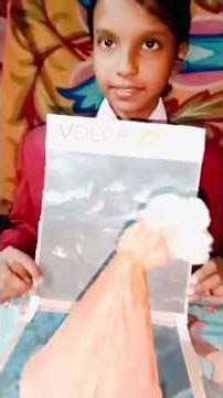 Volcano Science Project by Sibangi 🌋 | Sudhir Memorial Institute Liluah | Volcano Science Project