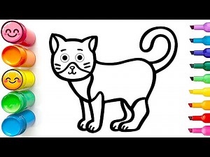 How to Draw a Small Cute Cat | Easy Step by Step Tutorial