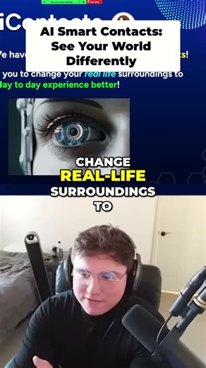 AI Smart Contacts: Upgrade Your Reality Instantly! #shorts