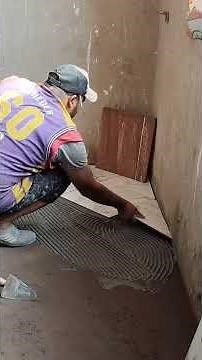 How to start installing floor tiles، #اكسبلور #رخام #diy #ceramic #edit #shortsfeed #tiles #work 🤔🚀💫