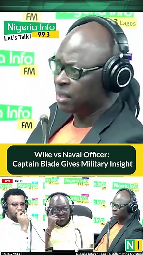 74K views · 932 reactions | By his training, the naval officer did exactly what he should have done - Ex-military officer, Aliyu 'Captain Blade' Babangida Full Video https://youtu.be/NLE7qKx6omo #NigeriaInfoDD Jimi Disu | Nigeria Info 99.3 | Facebook