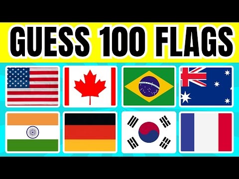 Guess the Country By the Flags | 100 Countries Flag Quiz | Country By The Flag Quiz | Wisdom Vibes
