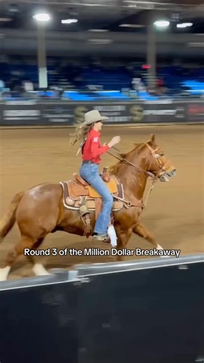 COWGIRL Magazine on Instagram: "@josieconner_ is the round 3 winner of the Kimes Ranch @milliondollarbreakaway 👏👏👏"