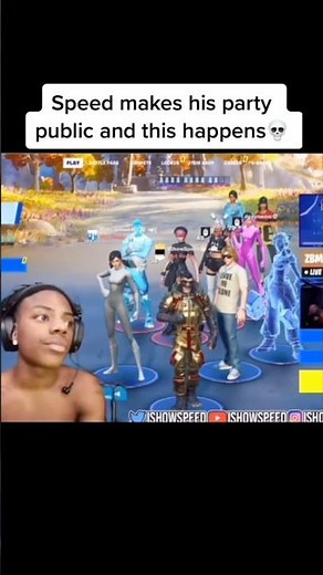 Ishowspeed crashes out #fypシ #gaming #shortsviral #shorts #ishowspeed #fortnite #fortnitememes #fy