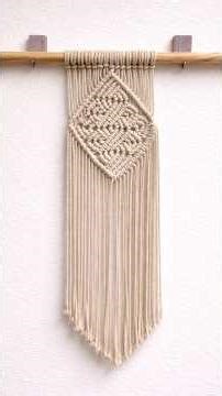 Macrame Wall Hanging #wallhanging #walldecor #walldecoration #macramewallhanging #macramewalldecor