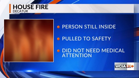 Father rescued from early morning Decatur house fire; cause under investigation