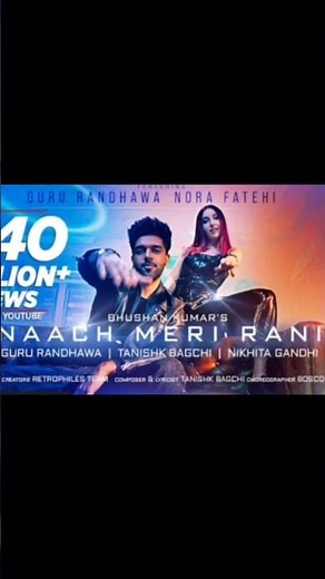 Naach meri rani ( Official song) guru randhawa l Nora fatehi #shorts #song #viral #music