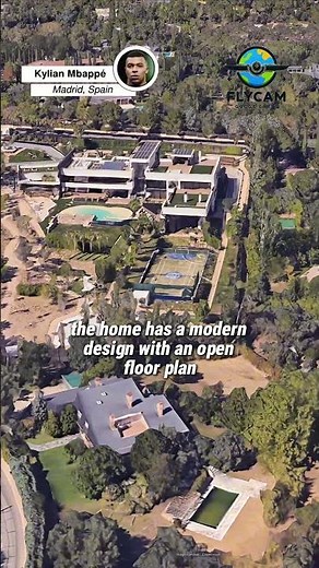 Kylian Mbappe's $15 million house in Madrid, Spain
