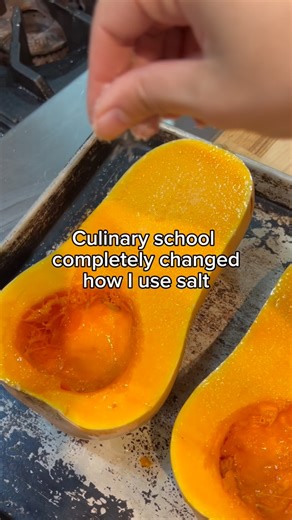 Mika on Instagram: "This simple step completely changed how I use salt 🤯 #culinaryschool #culinarystudent #cookingtips #leartocook #salt"