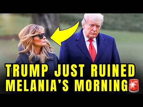 🚨Melania's Morning ERUPTS Over Trump's HUMILIATING AGREEMENT