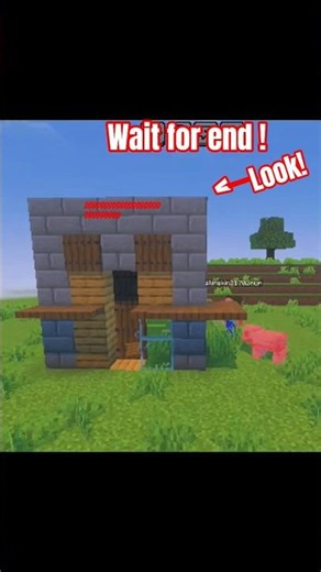 minecraft😝| mini castel🏰 #minecraft #gaming #shorts