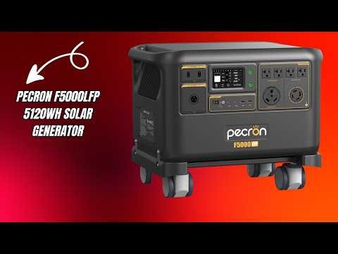 0ms UPS Protects Your Electronics — PECRON F5000LFP 5120Wh Solar Generator — Review