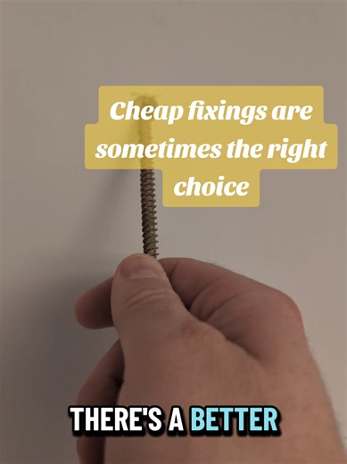 There is no one single fixing that trades like joiners can buy which can do everything. With a large range of plasterboard fixings out there when should you use a speed plug? #plumber #HomeImprovement #joinery #diy #Screws