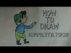 HOW TO DRAW RUMPELSTILTSKIN/ART AND DRAWING