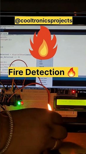 I Built a Smart Fire Alarm using Arduino #short #trendingshorts #arduinoproject #esp32project #fire
