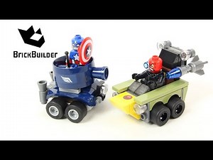 Lego Super Heroes 76065 Mighty Micros: Captain America vs. Red Skull - Lego Speed Build