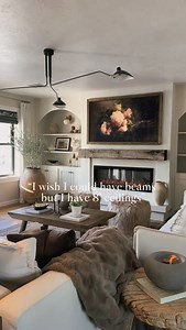 Homes with 8’ ceilings can still have beams! We did this DIY project almost exactly one year ago and I am still so happy with the results. Check out my “DIY faux beams” highlight saved to my page for all of the info on how Trav built these beams! We are about to use the same process in our flip house on that huge center beam in the living room! #diyproject #homedecor #interiordesign #diy #fauxbeams #organicmodern #livingroom #kitchendesign | kristinanevans