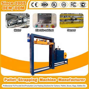 [Hot Item] Auto Pallet Wrapping Strapping Machine Factory Vertical Banding Robot Palletizer Inline Film Pallet Side/Top Press/Top-Seal/Horizontal Strapping Machine