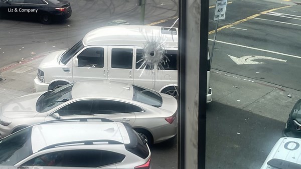 Oakland business shows damage by stray bullets following deadly shooting