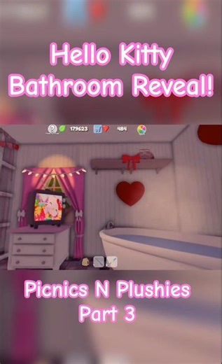 Hello Kitty Bathroom! 🎀❤️ | Picnics N Plushies Part 3