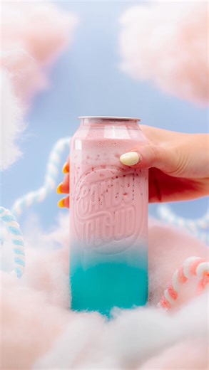 3.7K views · 33 reactions | Meet the Cotton Candy Dirty Soda. Fizzy, creamy, and just as fun as it looks.  Candy Cloud | IL OH WI TNTX #CandyCloud #DirtySoda #CottonCandyDirtySoda #CandyCloudLocations | Candy Cloud | Facebook