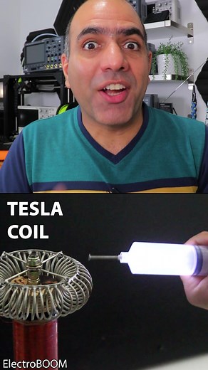 Making Super Fast Electrons #IonizingRadiation#funny #syringe #electroboom #teslacoil #electricity #arc