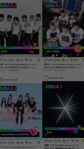 SM Idols in MMA 2025 Line Up: Exciting Performances Ahead
