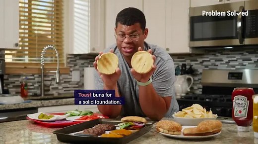 How to assemble the perfect burger