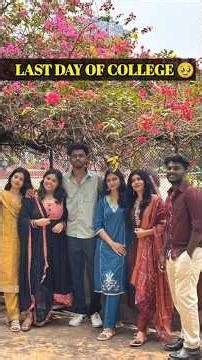 Last Day Of College 🥹 #shorts #farewell