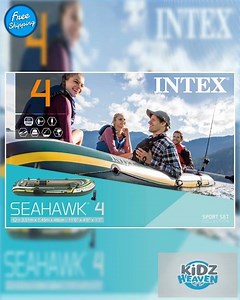 Intex Seahawk 4 Boat Set 68351