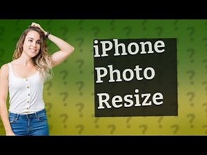 How do I resize a photo to 2x2 on my iPhone?