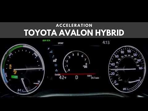 2020 Toyota Avalon Hybrid | ACCELERATION