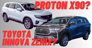Proton X90 vs Toyota Innova Zenix - which three-row 7-seater crossover SUV should you buy in 2023? - paultan.org
