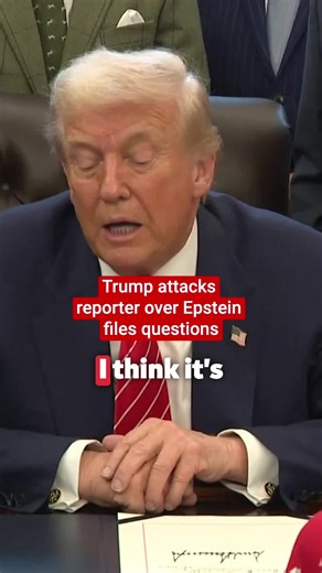 Trump Deflects Epstein Questions During Oval Office Briefing