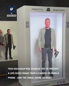 Hologram technology is so impressive, the future is here! 🔥 | UNILAD Tech