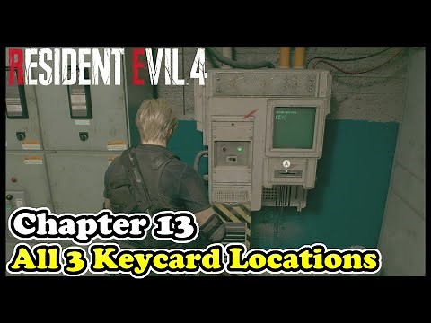 Chapter 13 All 3 Keycard Locations in Resident Evil 4 Remake