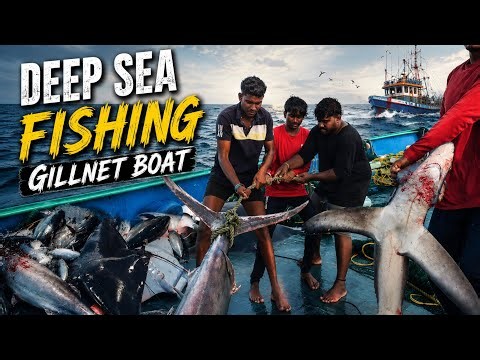 24 Hours on a Deep Sea Gillnet Fishing Boat | Real Fishing Adventure | DAY -1‼️