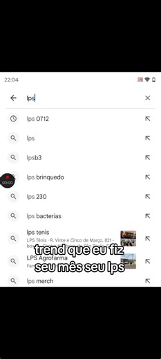 vc escreve lps no Google e coloca seu mês assim: