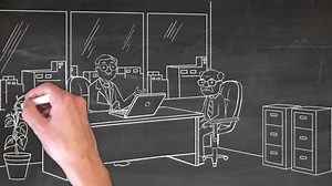 Marketing, Office, Cartoon. Free Stock Video