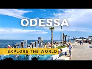 🇺🇦 Walking in ODESSA, Ukraine | Одесса Украина | Langeron Beach and Shevchenko Park | 4K HDR 60fps